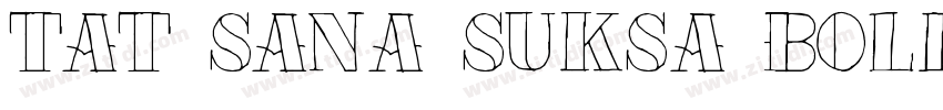 TAT Sana Suksa Bold字体转换